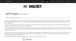 Desktop Screenshot of captchagen.cgiscripts4u.com